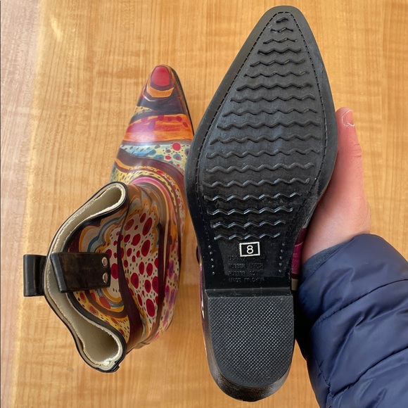 Nomad Yippy Rubber Rain Boots Womens Size 8 - Picture 9 of 12